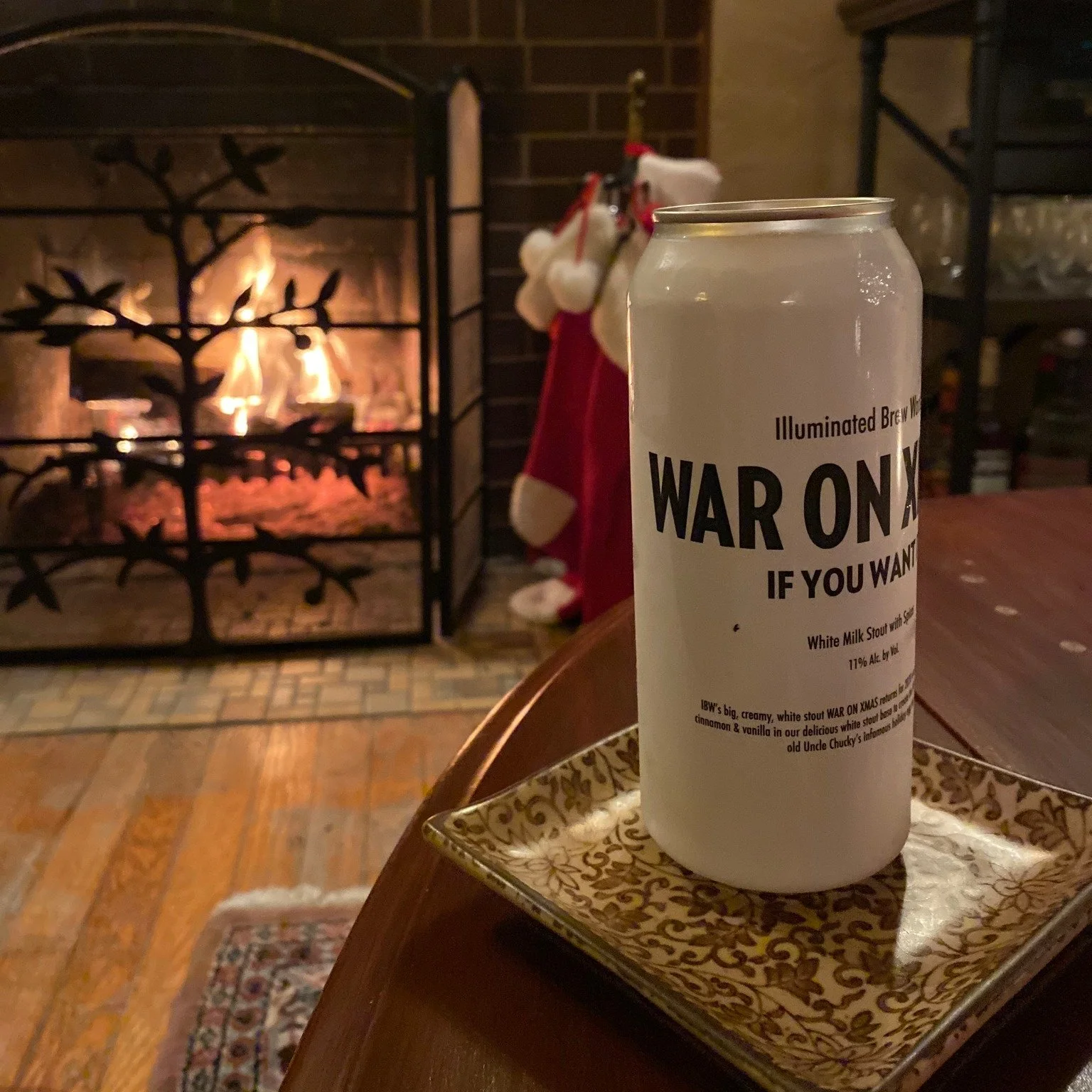 Today I'm making this year's batch of WAR ON XMAS!
And, because 2025 is, in so many ways, a year unlike any other, we're going to do a WHOLE BRAND NEW flavor for this year.
I'm very excited to tell you that this years WAR ON XMAS 11% White Stout is