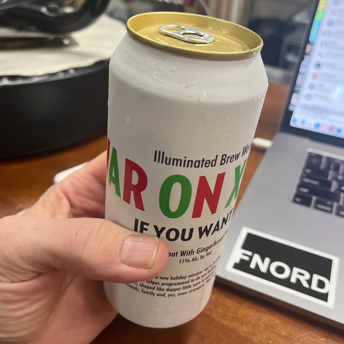 Packaging this year this years WAR ON XMAS (IF YOU WANT IT) today. This year's is a new flavor: GINGERBREAD MAN! It's rrrrreal niiiice.

We'll be releasing this to the humans next Wednesday November 26th at our BLACKEST OF WEDNESDAY event here at the