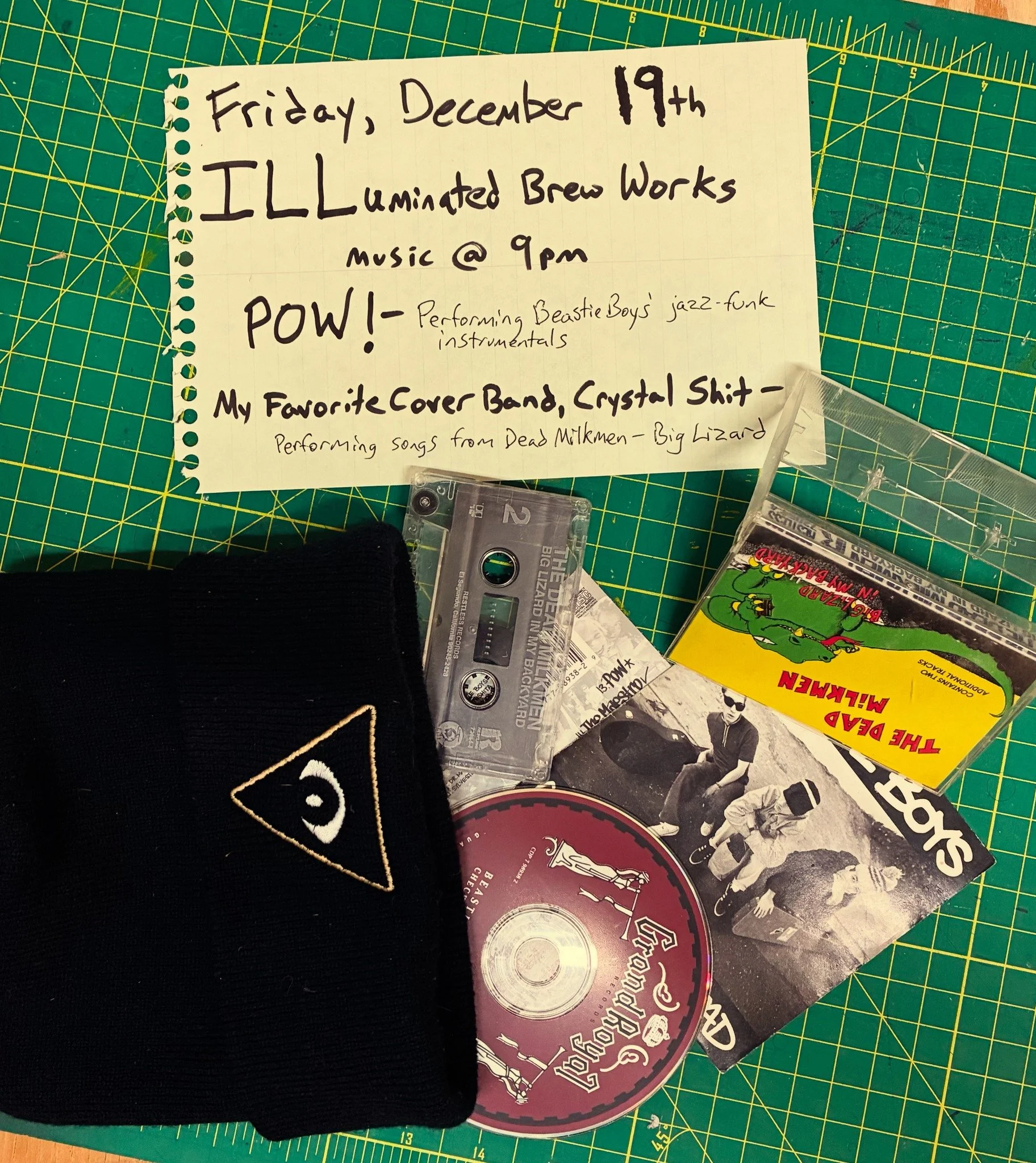 THIS FRIDAY DECEMBER 19TH, come celebrate the holidays with IBW the only right and proper way with THE BEASTIE BOYS and THE DEAD MILKMEN!

Starting at 9pm POW! will be playing all the best funk-instrumentals from the Beastie Boys catalog followed by 