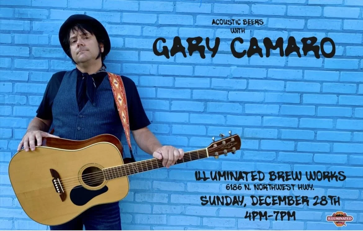 GET OUT OF YOUR HOUSE WHILE YOU STILL CAN!!!

It's Sunday December 28th and we've got a FREE LIVE SHOW with America's favorite super model GARY CAMARO!!

Come enjoy some incredible local music along with our banging Sunday special of 12" PIZZA a