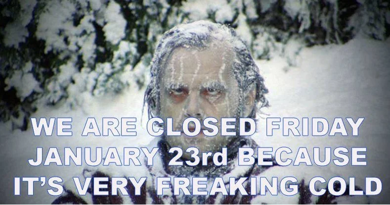 It's rare we do this - and, believe me, we don't want to do this - but it's colder than the pointiest tip on Stephen Miller's head out here in Chicago, so we're going to do the right thing and stay hunkered down, bundled up and just as warm as we can