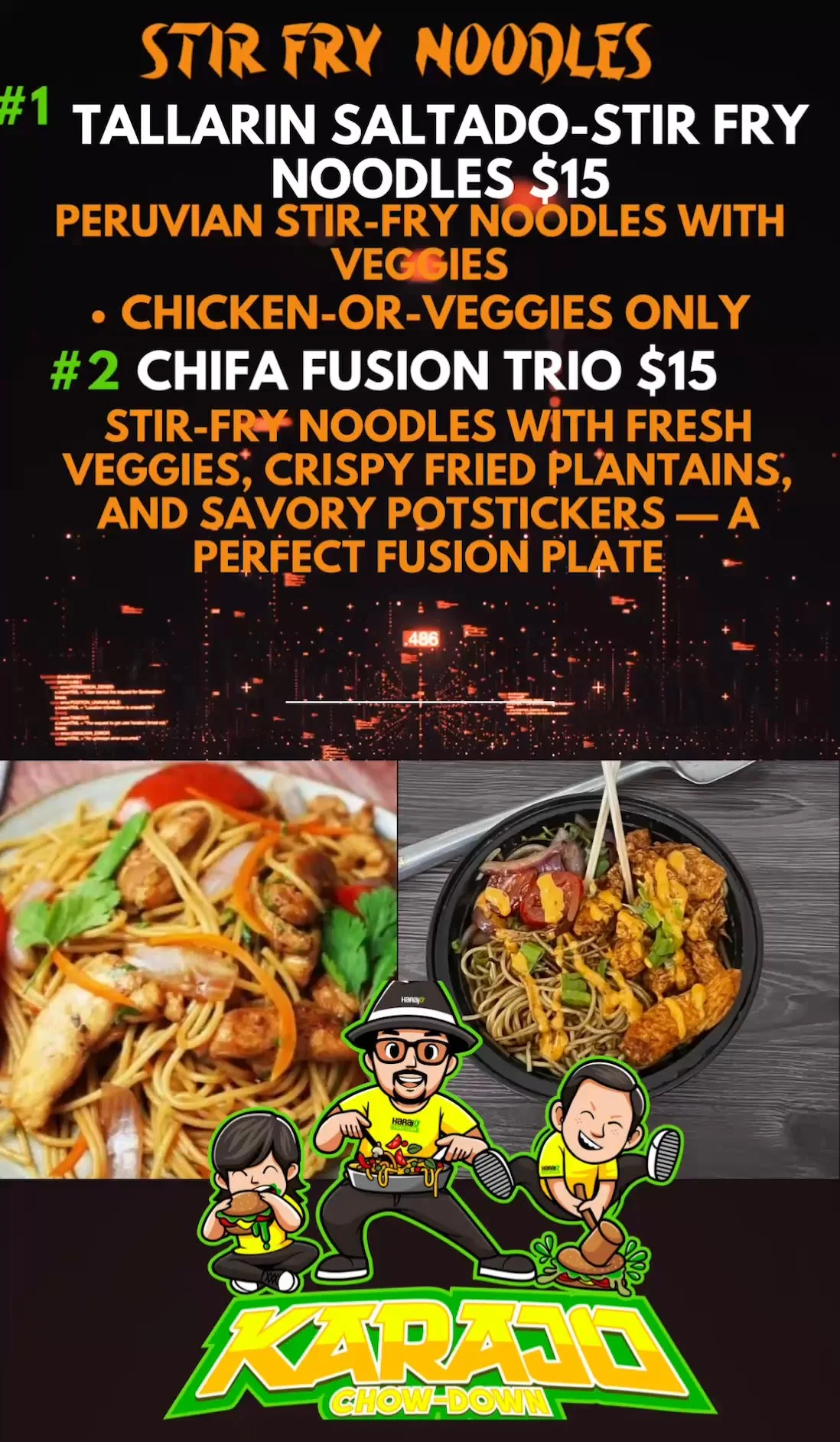 Stoked to announce that @karajochowdown  will be serving their AMAZING stir-fried noodles for our Mardi Gras party on Saturday February 14th!