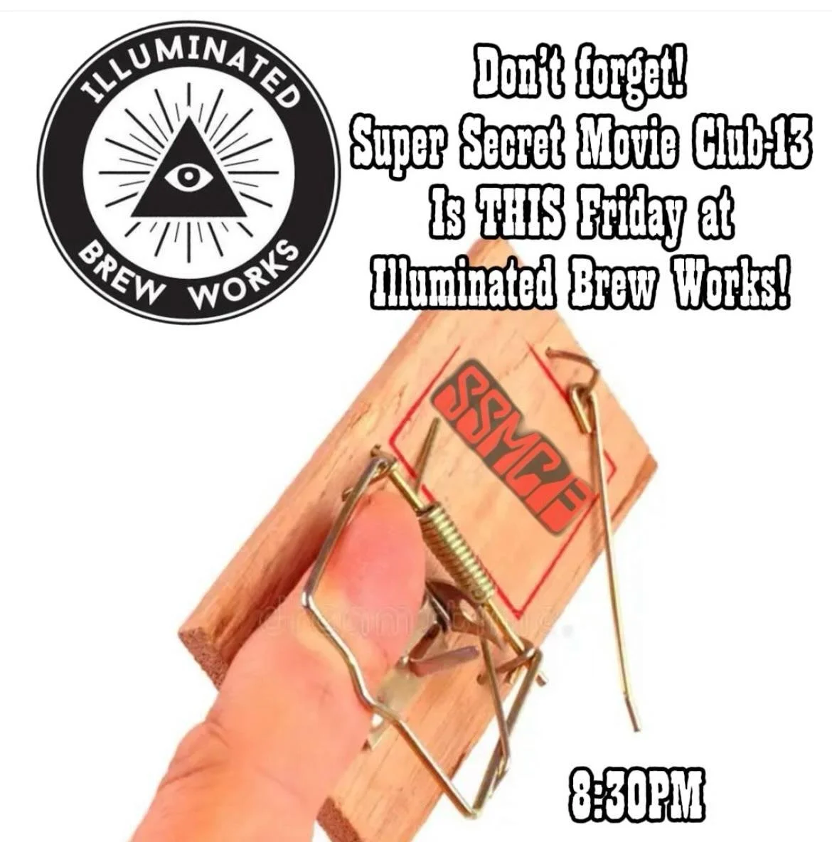 This Friday March 27th we're hosting another installment of @superfist 's SUPER SECRET MOVIE CLUB 13!!!

If you're a film hog at all, you need to get out for this. @superfist curates lost and obscure gems from the crusty vaults of 20th century cinema