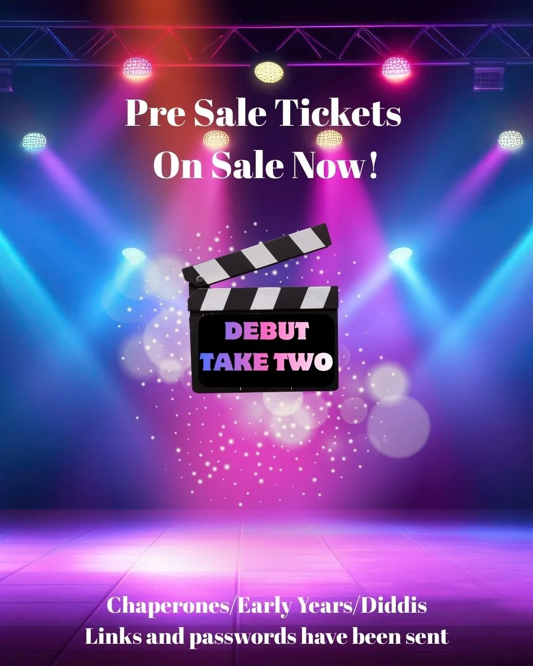Chaperones and Parents of Early Years/Diddis classes-you have until the end of this month to buy your early access show tickets. Seats will then be opened to the rest of the school from 1 April. Our 1.30pm performance has already sold almost half the