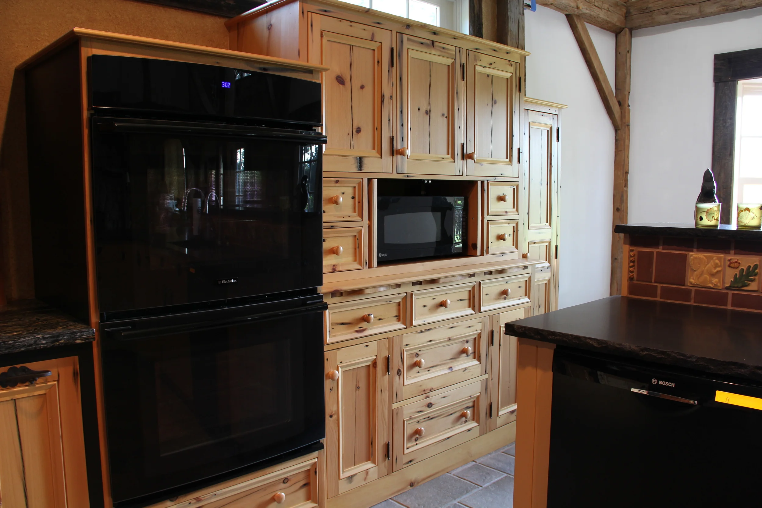 Completed cabinets