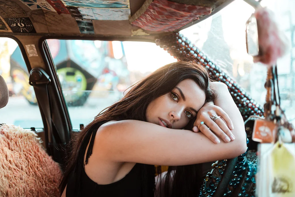 Corina is wearing our Herkimer Dos Ring + Turquoise Marquise Ring Shot by : @OhmichelleLaura