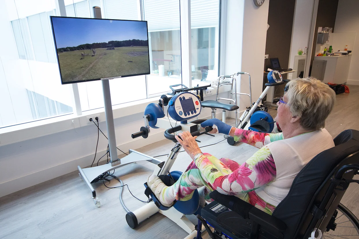 Bike Labyrinth provides exercise and cognitive stimulation