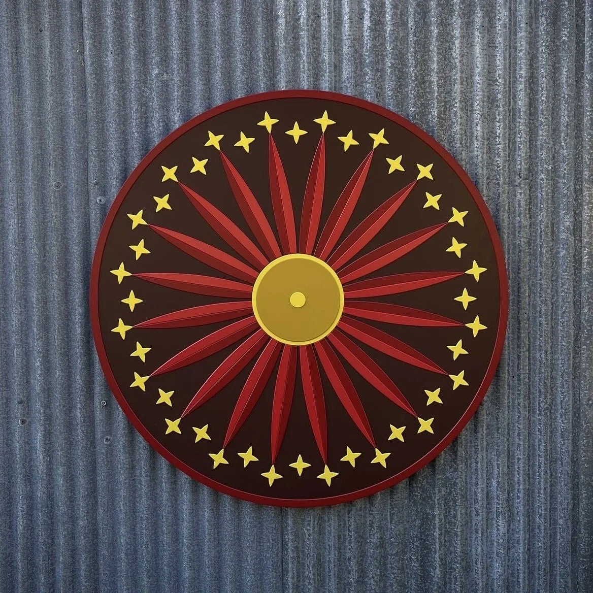 Rata Star on coru iron wall.jpg