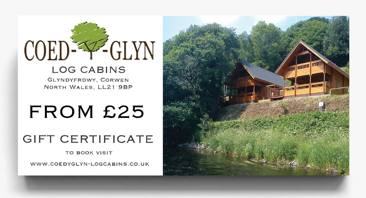 Gift Certificates — CoedYGlyn Log Cabins
