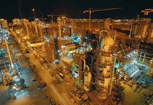 Figure 11. The LNG facility at Ras Laffan port