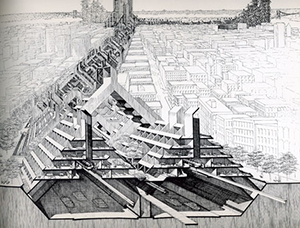 Figure 13. Lower Manhattan Expressway. Paul Rudolph. 197