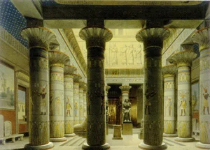 Figure 6. Stüler’s Egyptian hall prior to its destruction