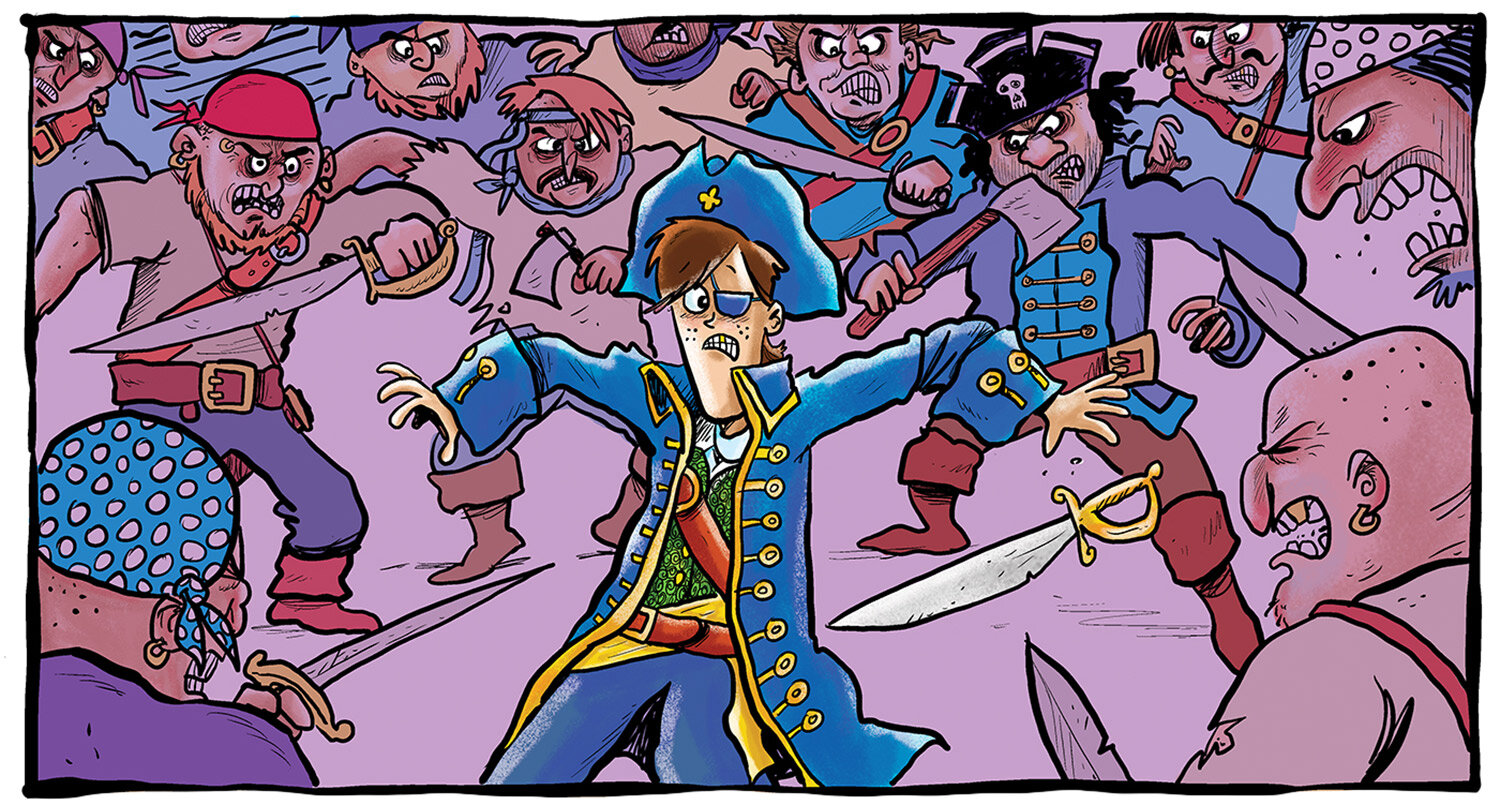 A panel from "Shiver Me Timbers"