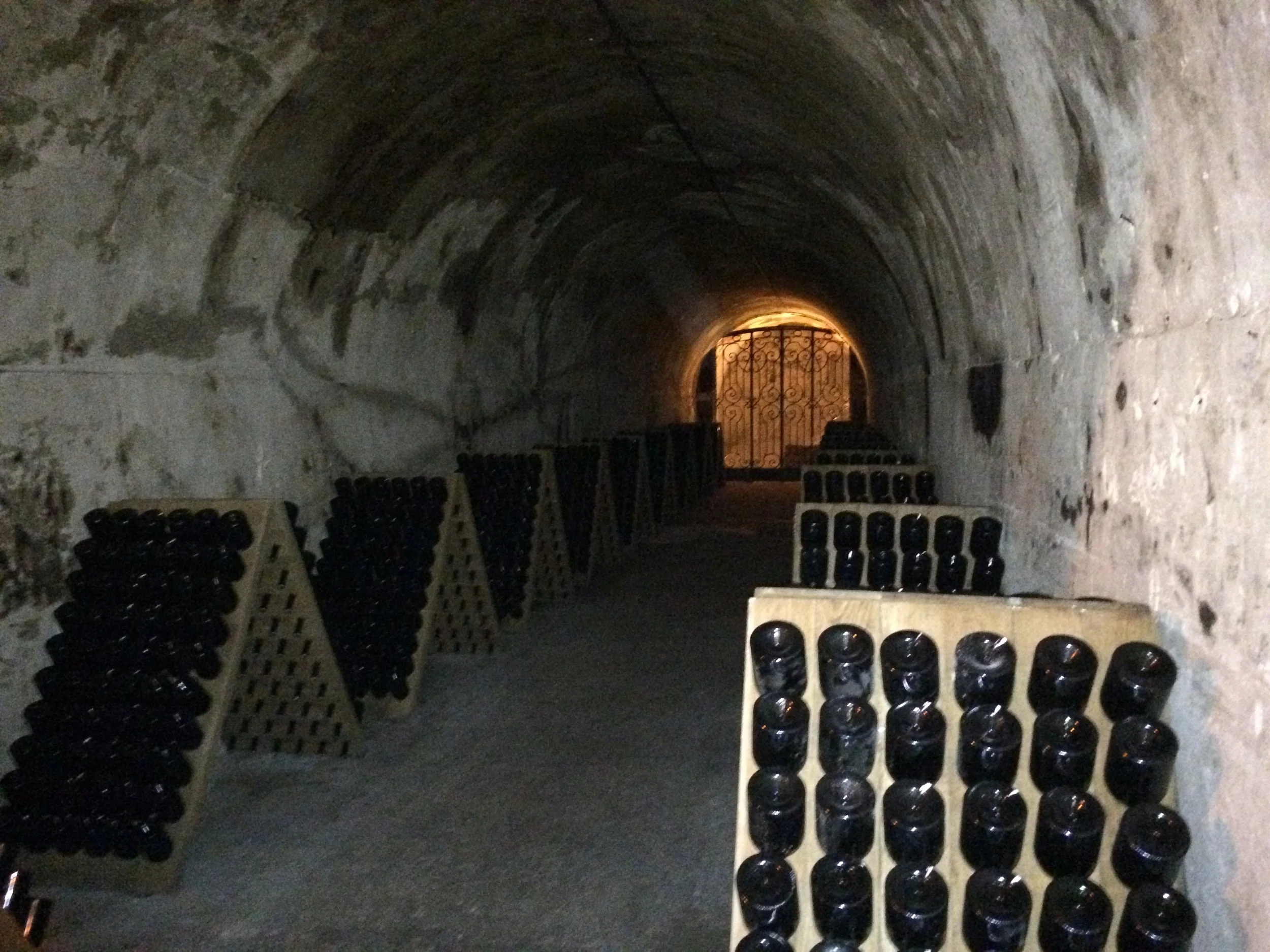 The "halls" of the caves below the House. 
