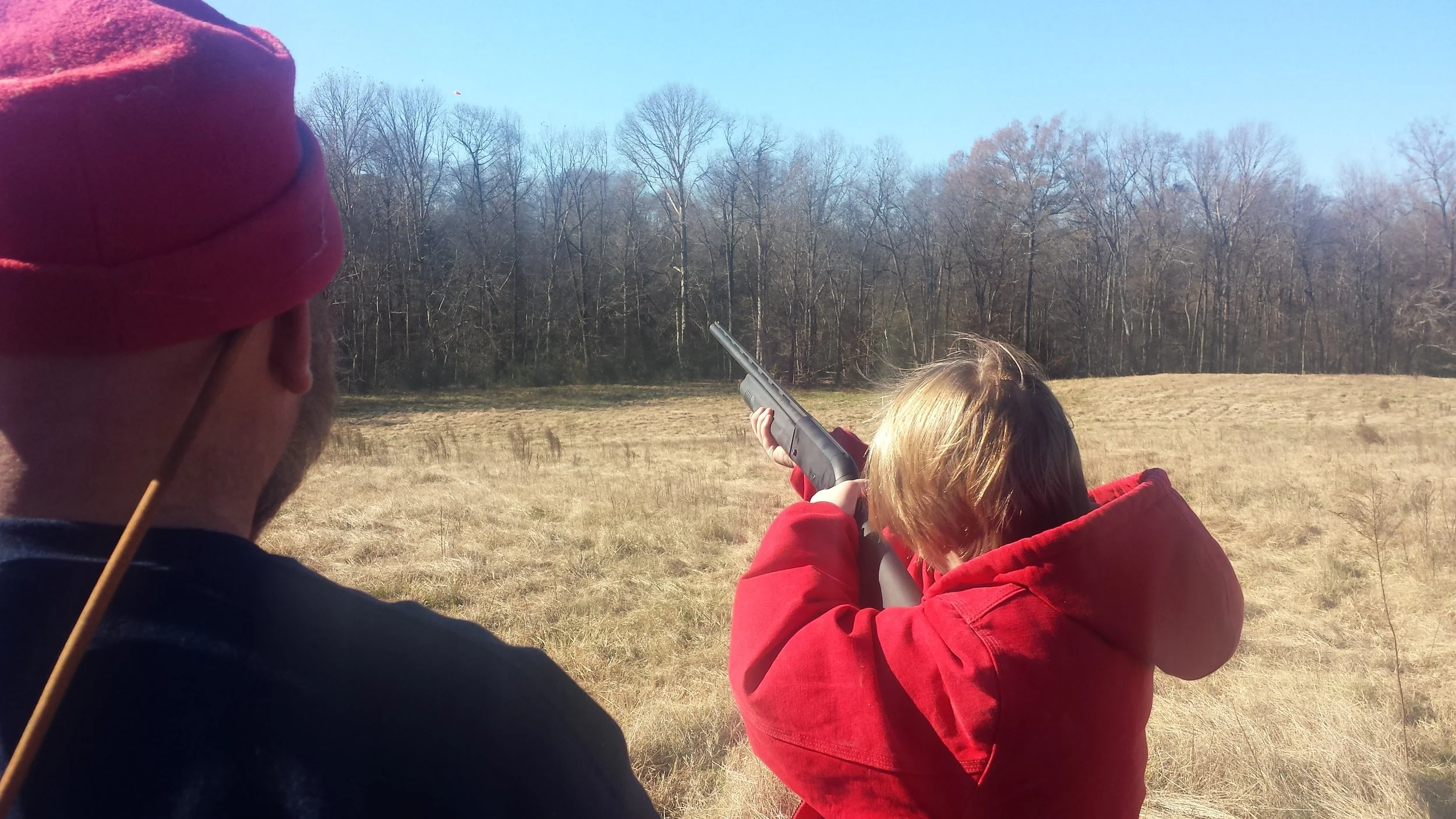 Robbie and his daughter Jessica at the 2016 Skeet Shoot