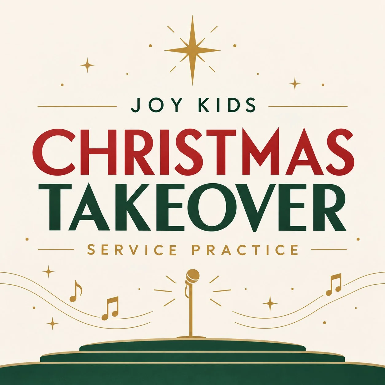 Joy Kids Christmas Takeover Practice