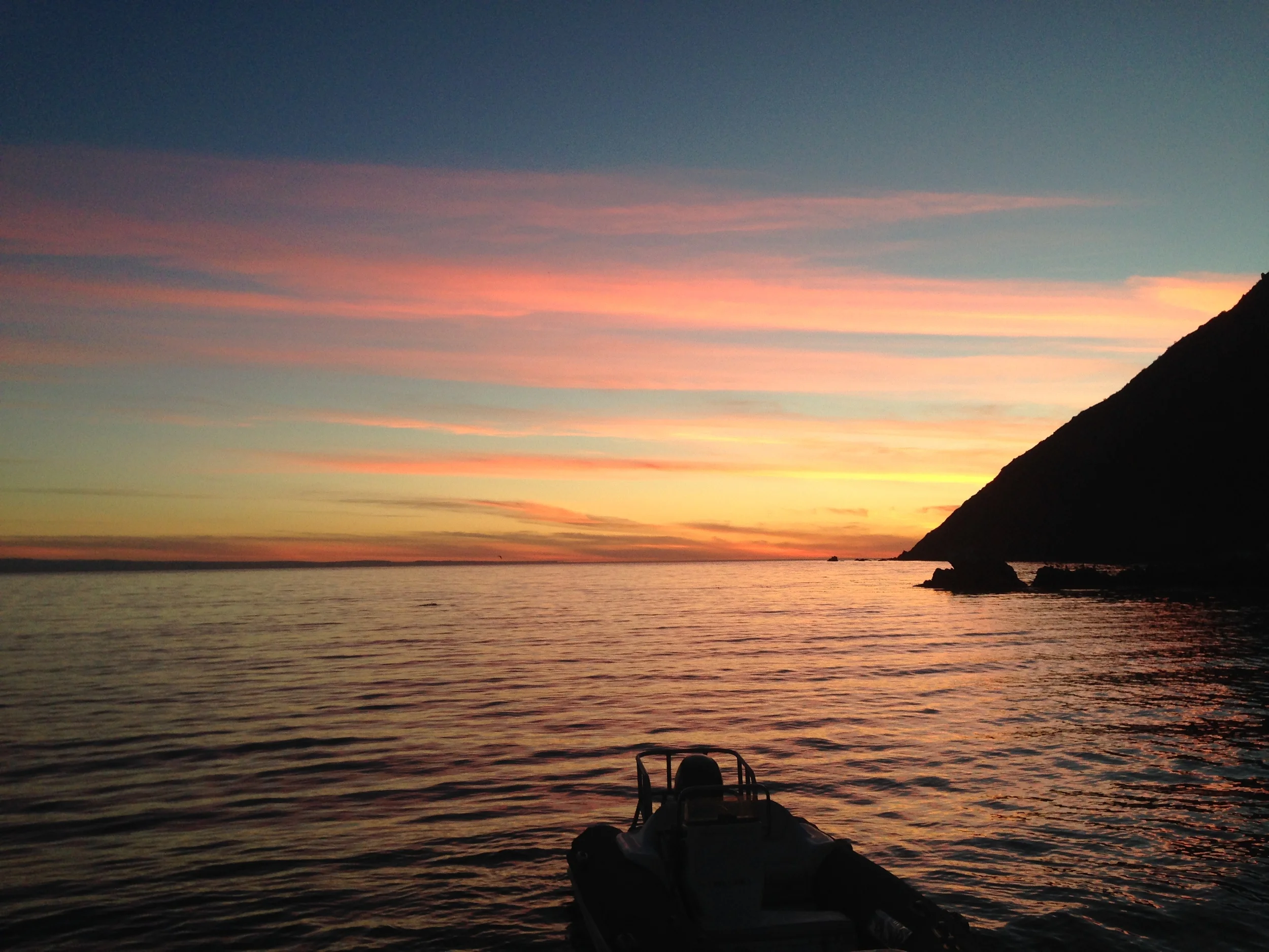 Sunset near Avalon, Catalina Island
