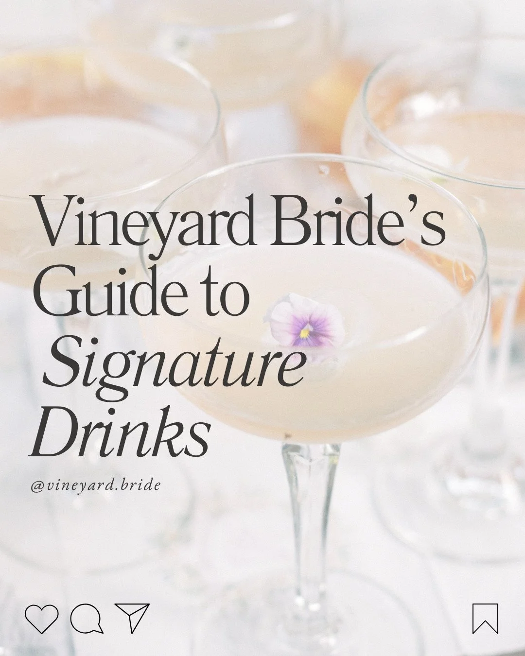 There&rsquo;s no doubt about it &mdash; signature cocktails are one of the most personal (and fun!) details you can add to your cocktail hour or wedding reception.⁠
⁠
With endless possibilities, it&rsquo;s easy to make this detail entirely your own. 
