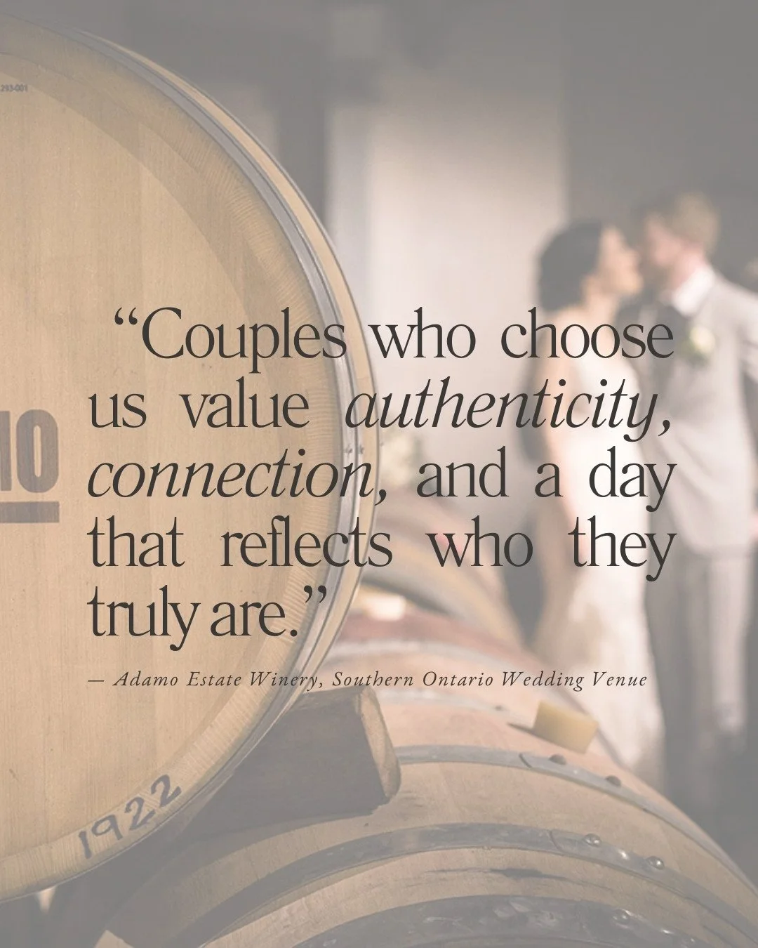 Now on Vineyard Bride 🤍⁠
⁠
Set among 18 acres of vines just north of Toronto, Adamo Estate Winery offers a boutique winery wedding venue experience full of charm, elegance, and unforgettable moments. From intimate gatherings to lively celebrations, 