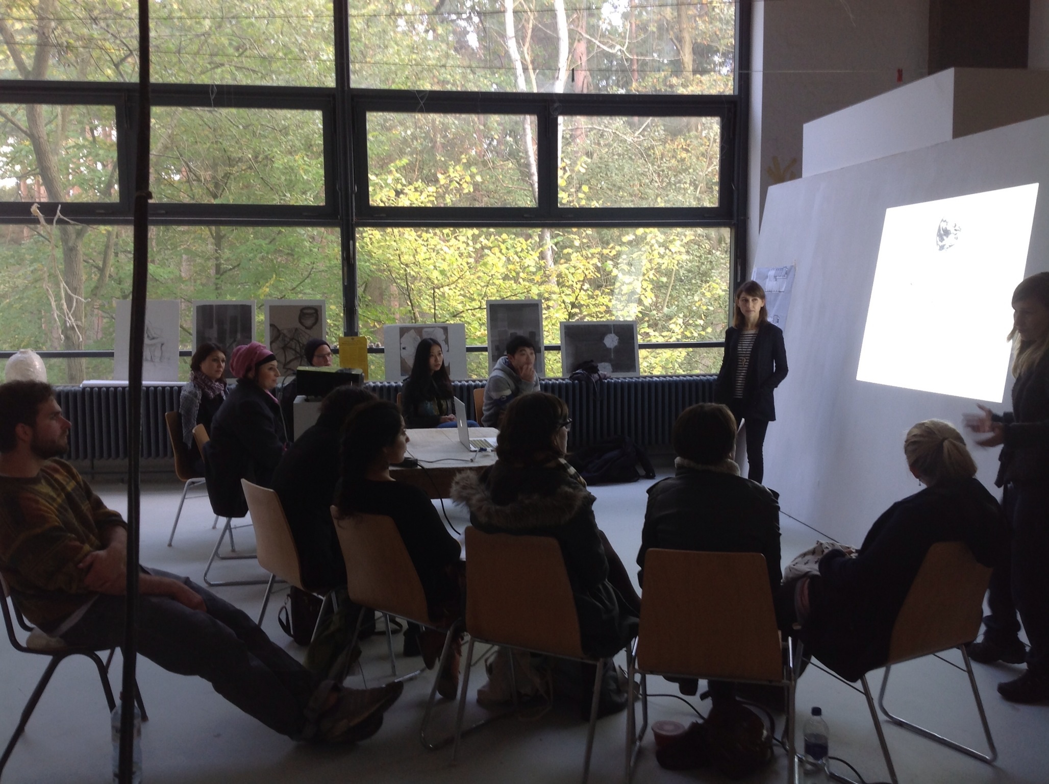 First meeting of the "Becoming Aerosolar" graduate seminar at The New Art Institute, TU Braunschweig.