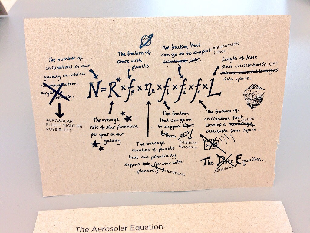 Rewriting the Drake Equation for Aerosolar intelligence.