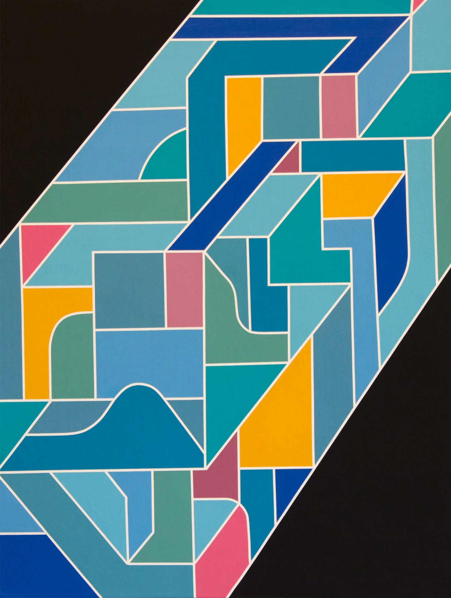 WAVE, ACRYLIC ON PANEL, 2014, 31" X 23.5"