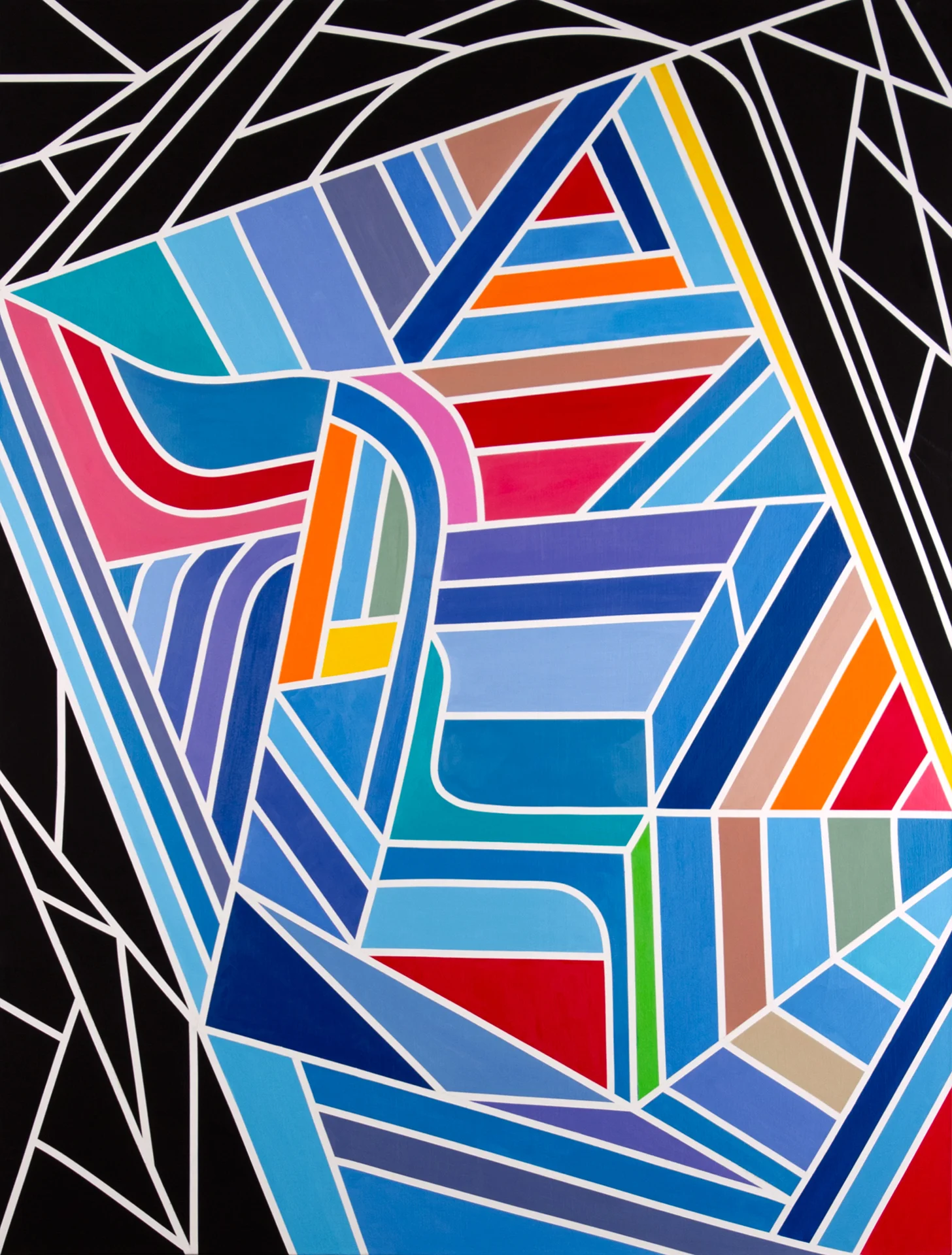 LIFT, ACRYLIC ON CANVAS, 2013, 40" X 30"