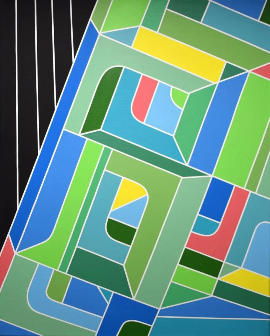 1984, ACRYLIC ON CANVAS, 2015, 28" X 22"