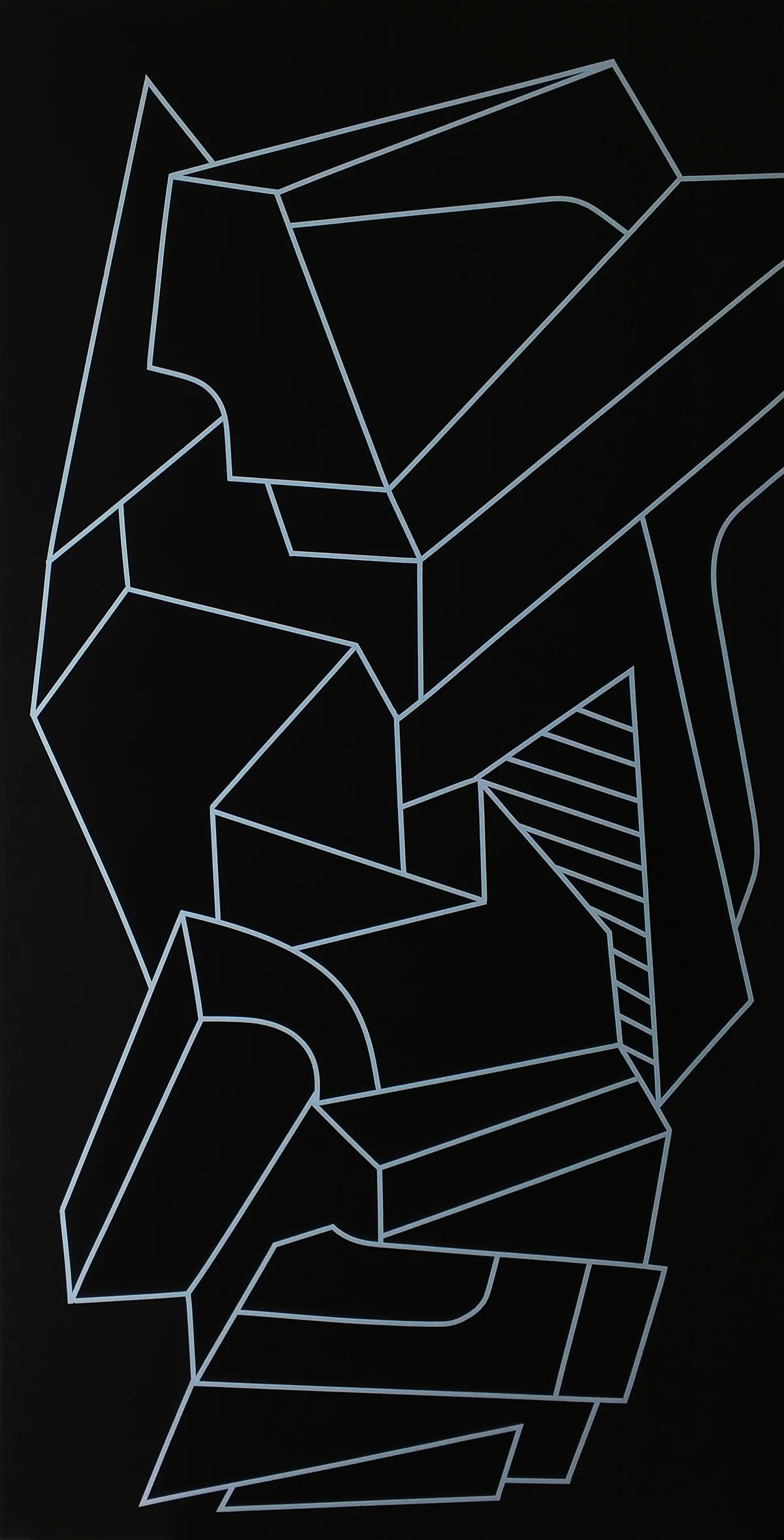 SQUEEZE, ACRYLIC ON CANVAS, 72" X 36", 2016