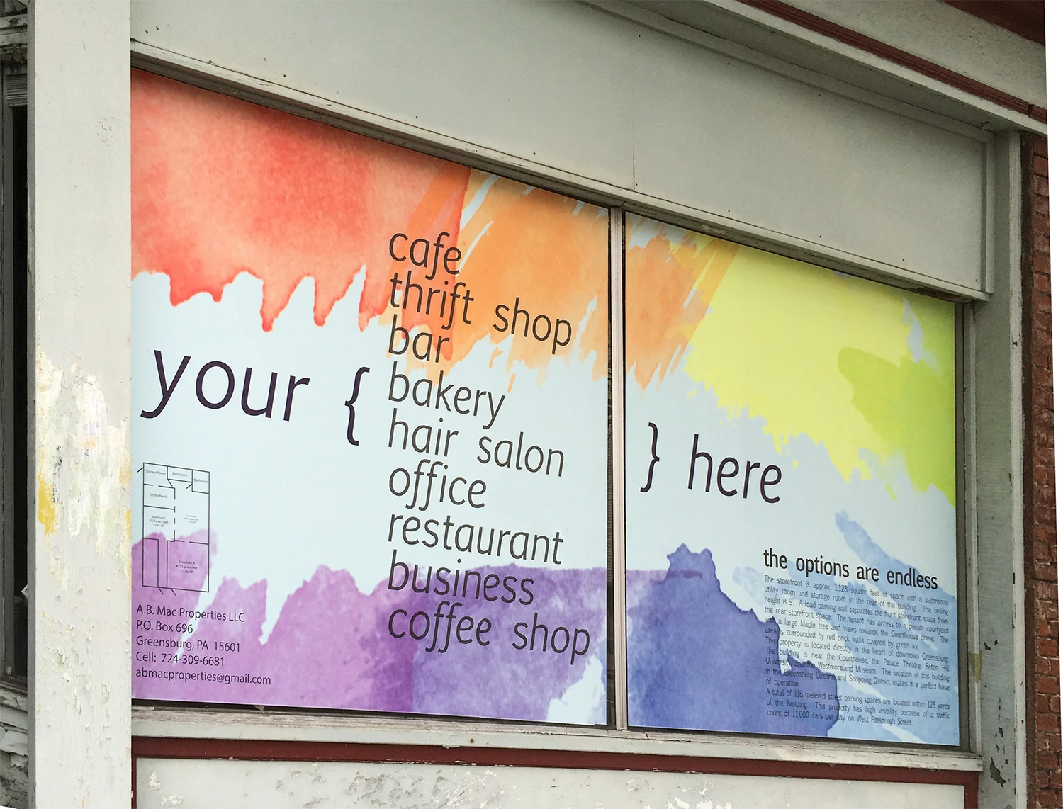 Shelby Kyllo's design work for the graphic design service learning project.