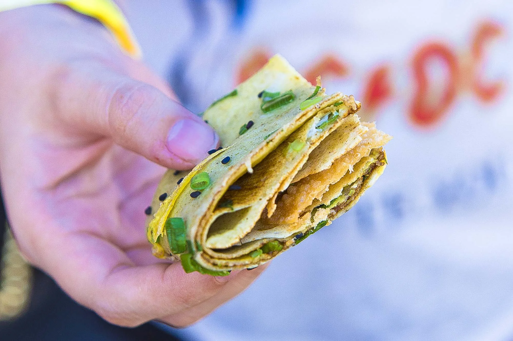 Chinese street crepe from Buddhabing