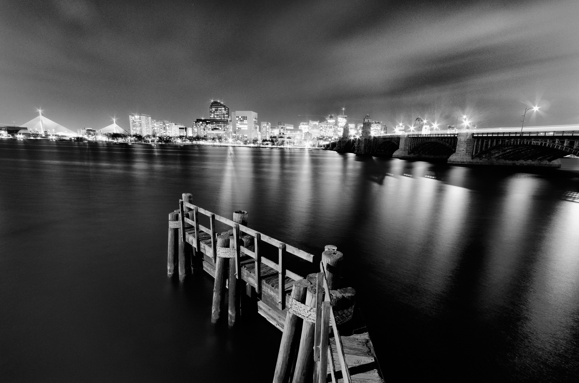 Charles River At Night