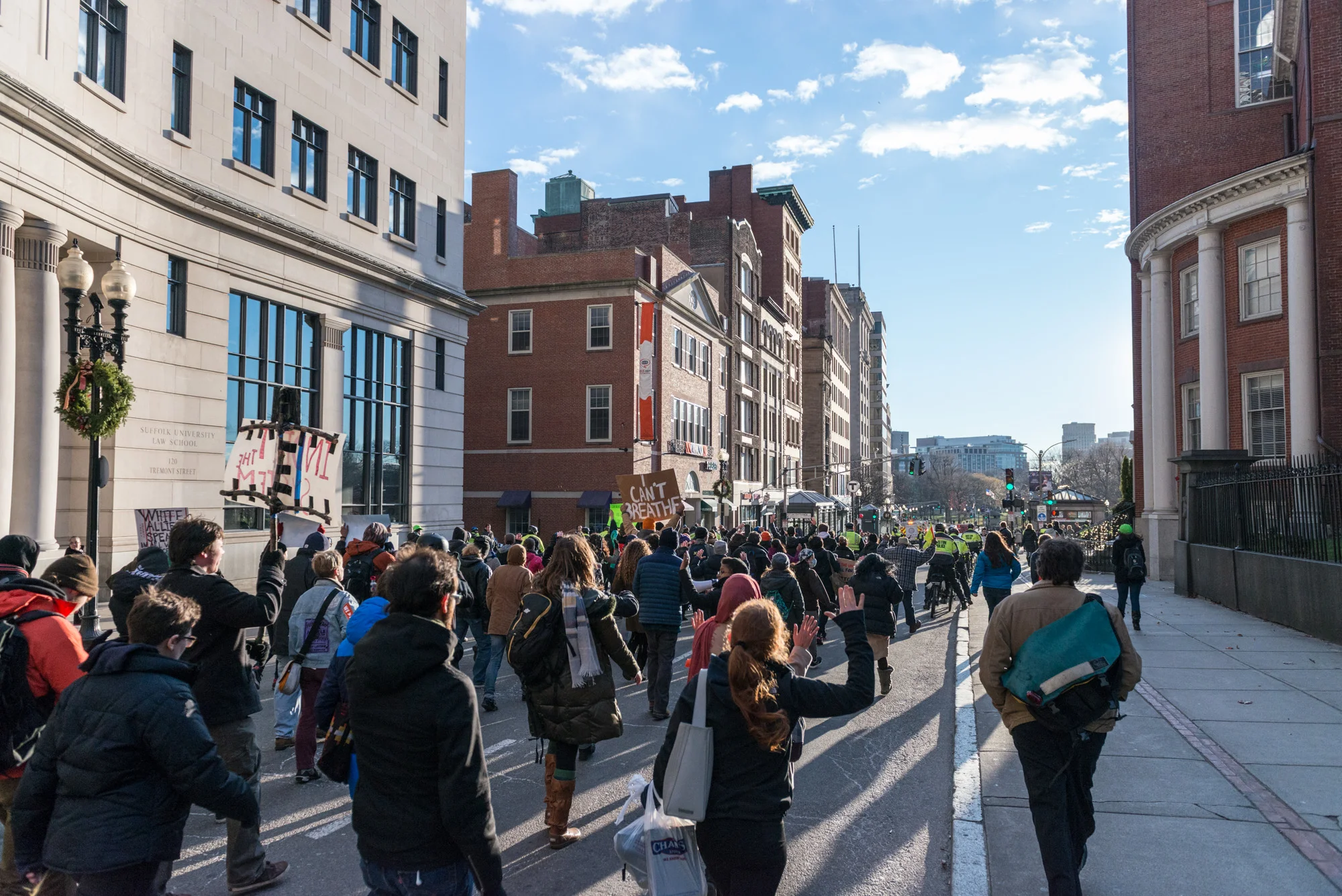 Marching to Park Street