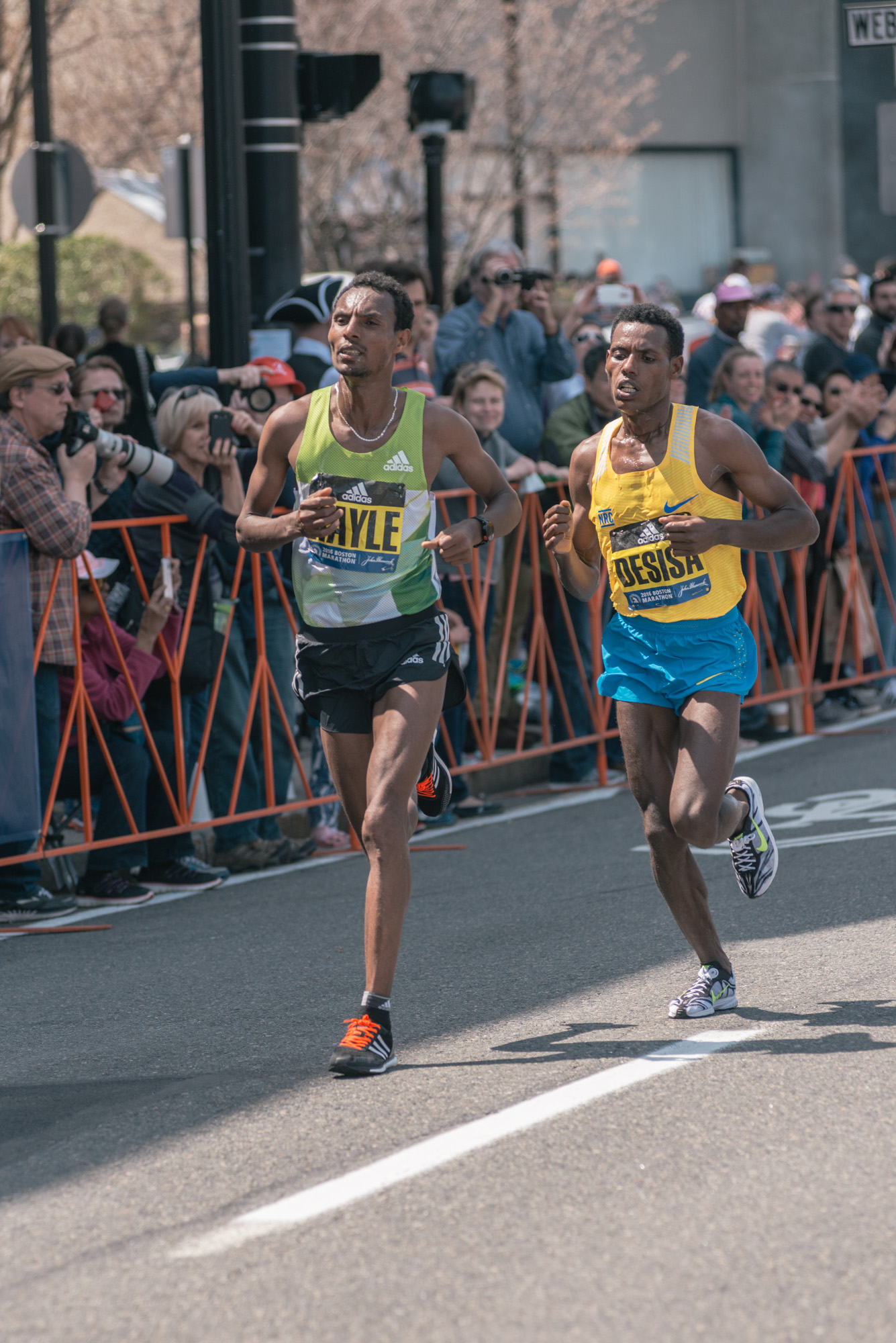 Lemi Berhanu Hayle - 1st place & Lesisa Desisa - 2nd place