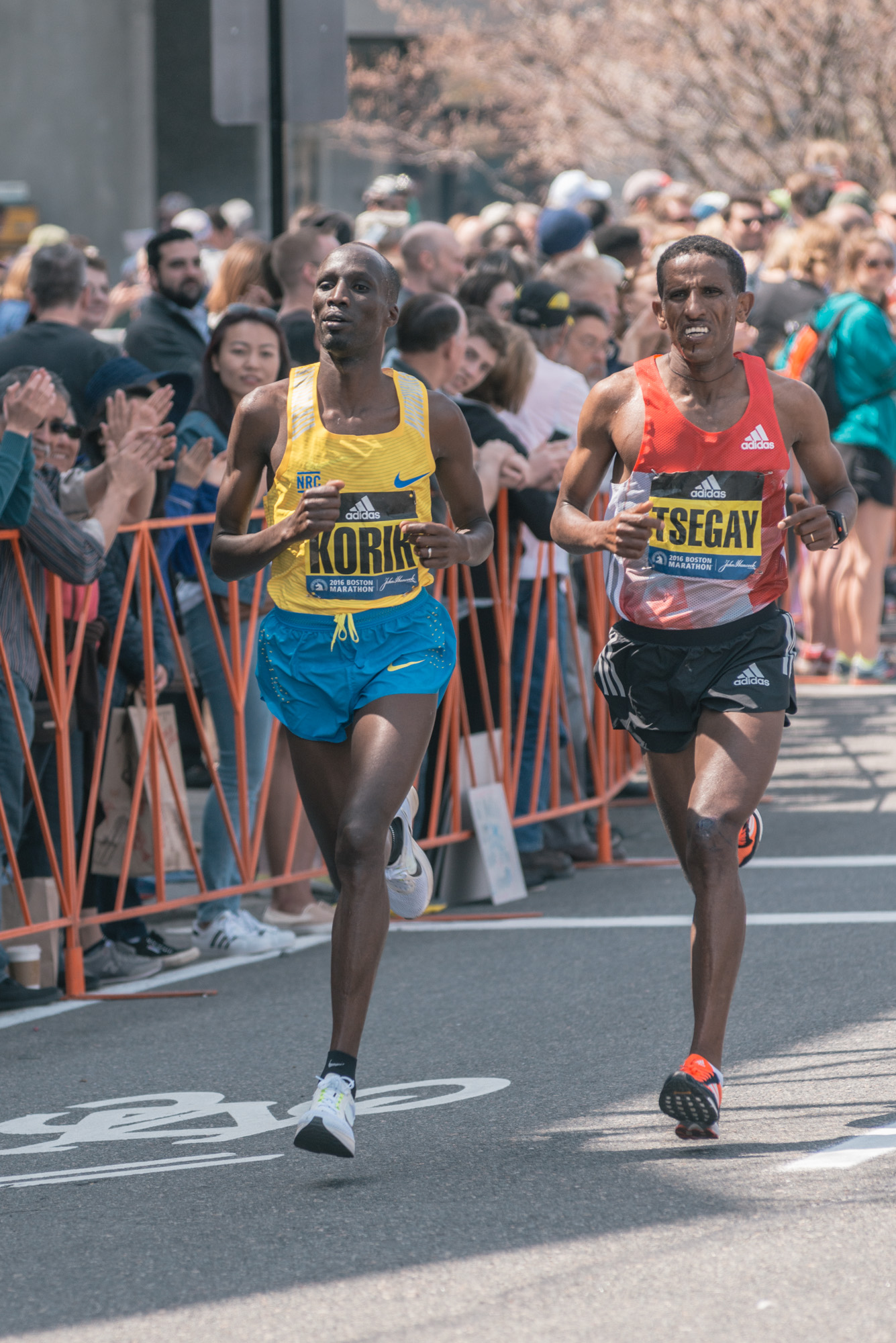 Wesley Korir - 4th place & Yemane Adhane Tseg - 3rd place