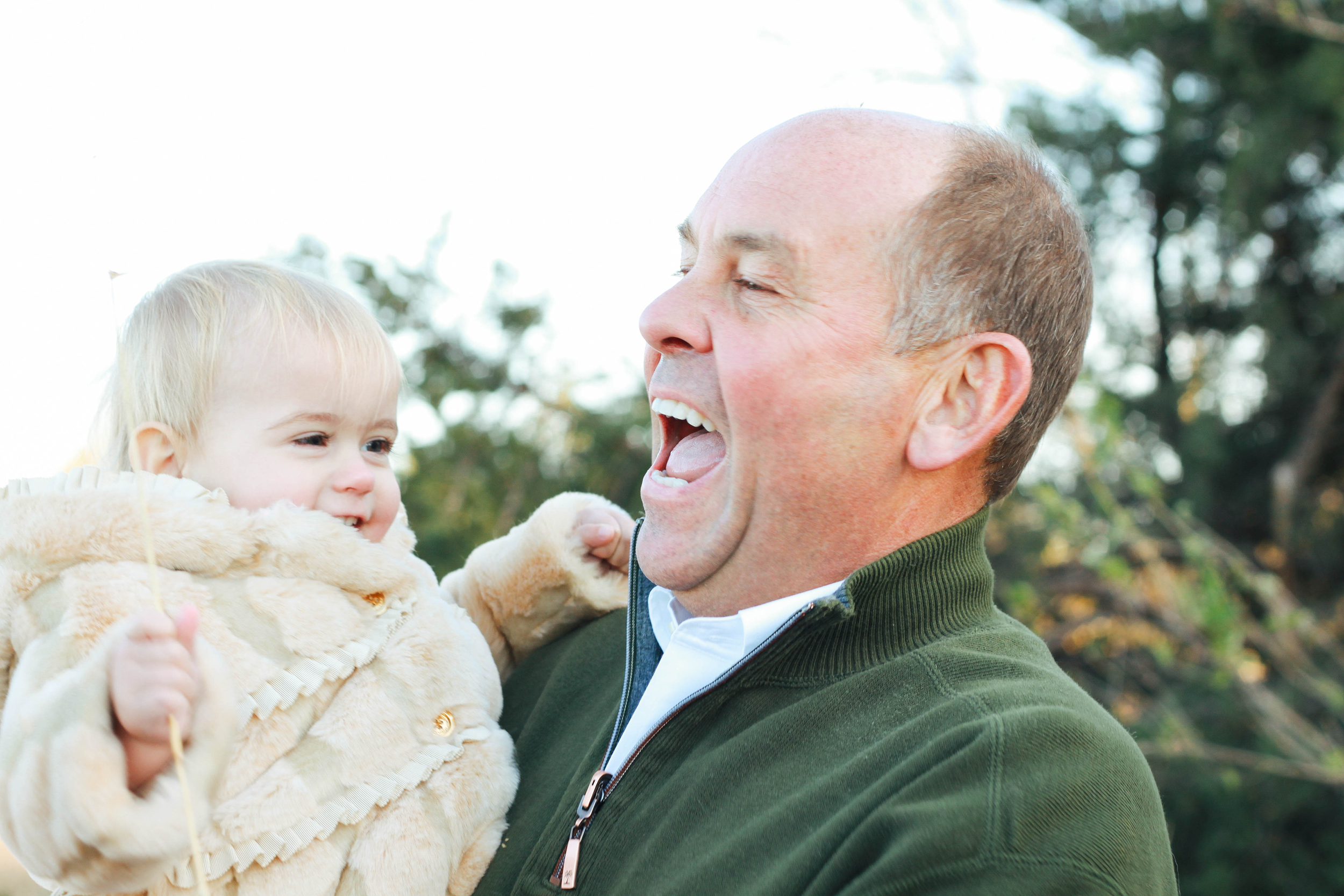 Grandpa and Granddaughter | Mallorie Owens