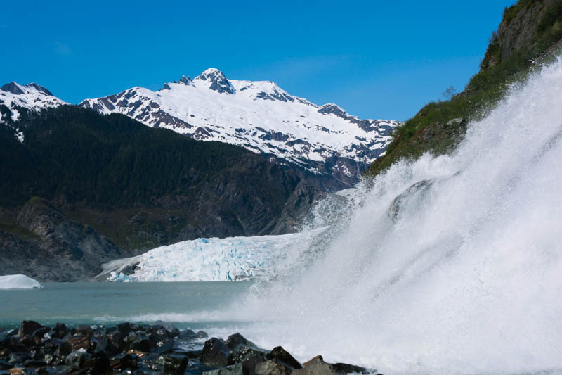 Juneau Alaska Travel ↠ Nugget Falls | Mallorie Owens