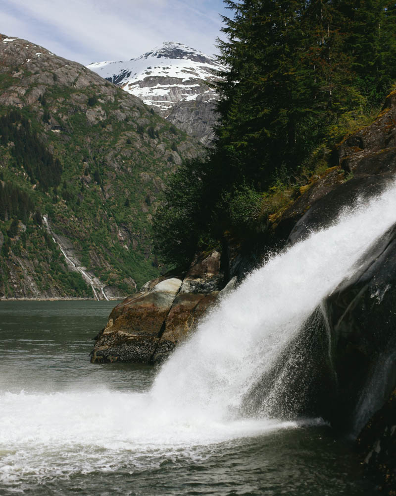Waterfall in Juneau, Alaska | MALLORIE OWENS