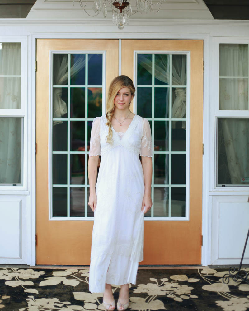 Bridal Portrait at Jorgenson House Bed and Breakfast, Juneau, Alaska | MALLORIE OWENS