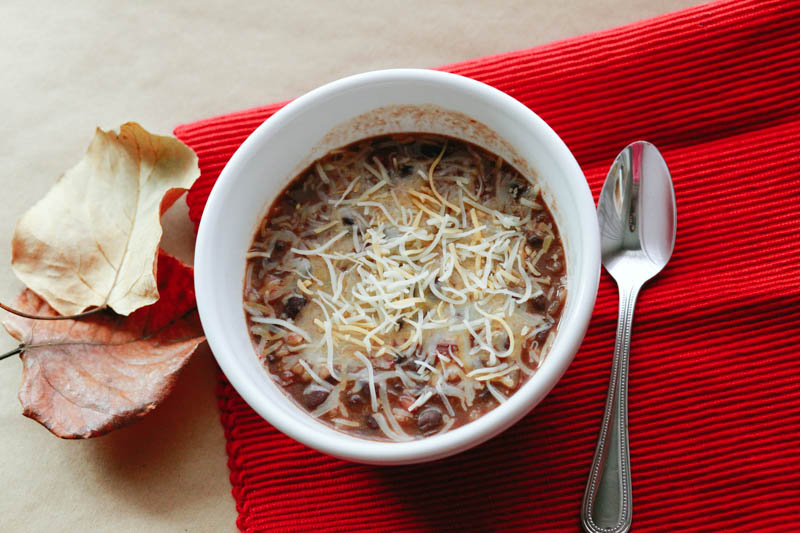 Black Bean and Rice Soup Recipe | MALLORIE OWENS