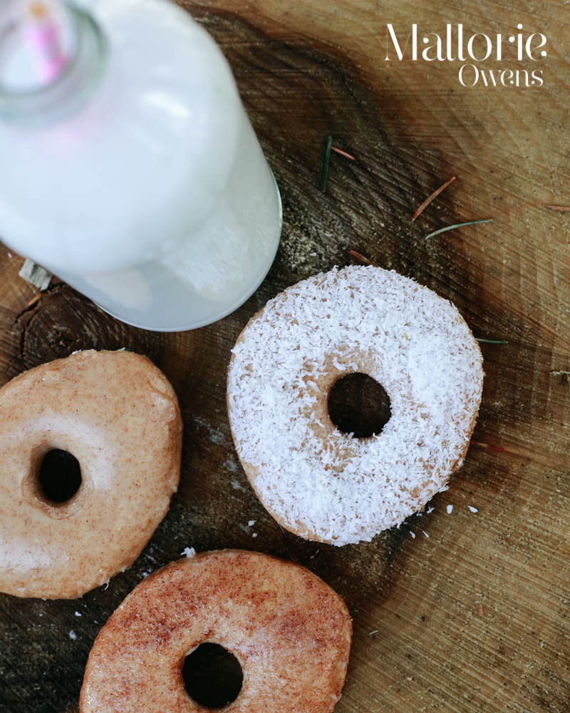Homemade Whole Wheat Baked Doughnuts, Three Recipes | MALLORIE OWENS