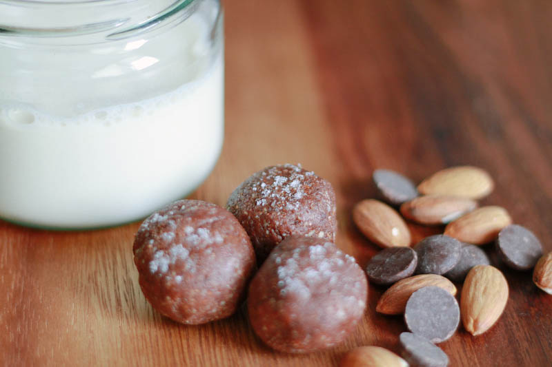 Dark Chocolate Peanut Butter Energy Ball Recipe | MALLORIE OWENS