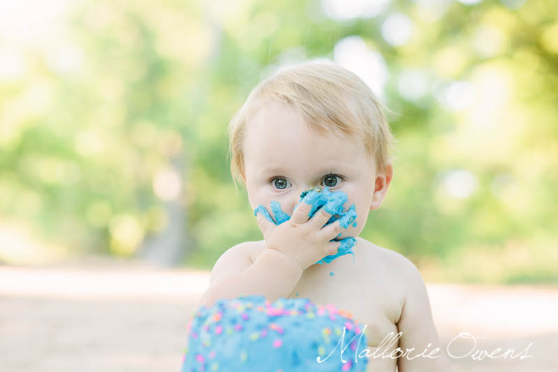 Cake Smash Photo Shoot | MALLORIE OWENS