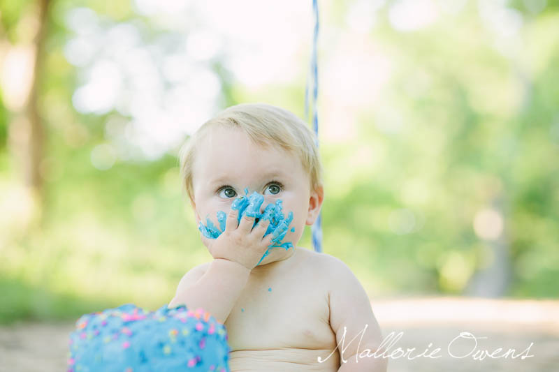 Cake Smash Photo Shoot | MALLORIE OWENS
