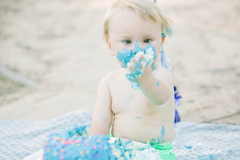 Cake Smash Photo Shoot | MALLORIE OWENS