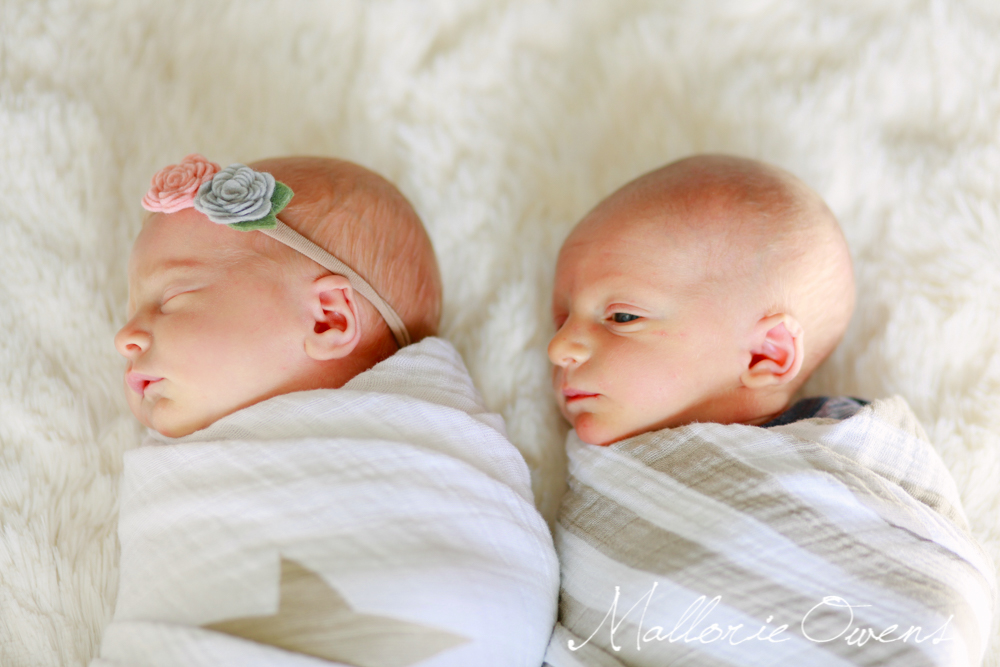 Newborn Twins Photographer | MALLORIE OWENS