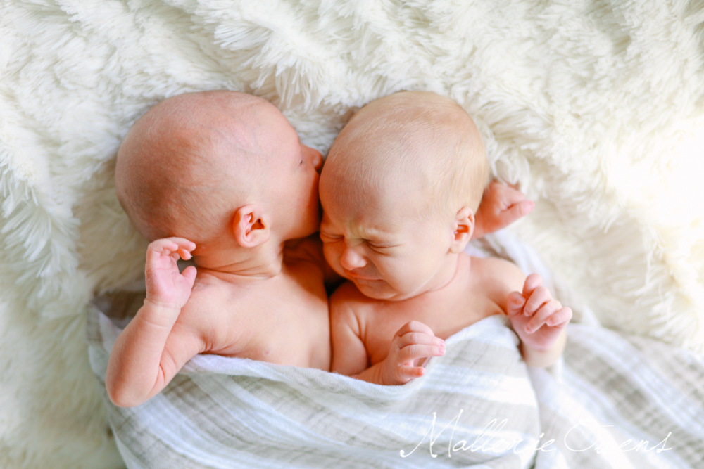 Newborn Twins Photography | MALLORIE OWENS