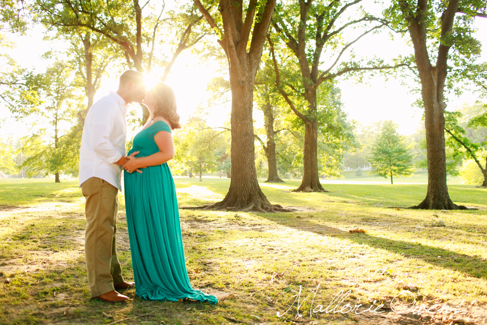 Sunset Maternity Session | Mallorie Owens Photography