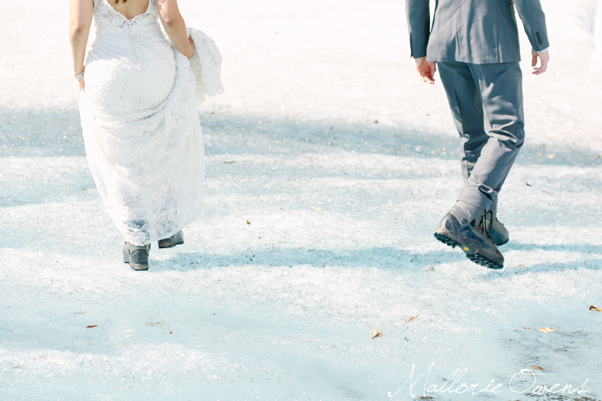 Wedding on Mendenhall Glacier in Juneau, Alaska | MALLORIE OWENS