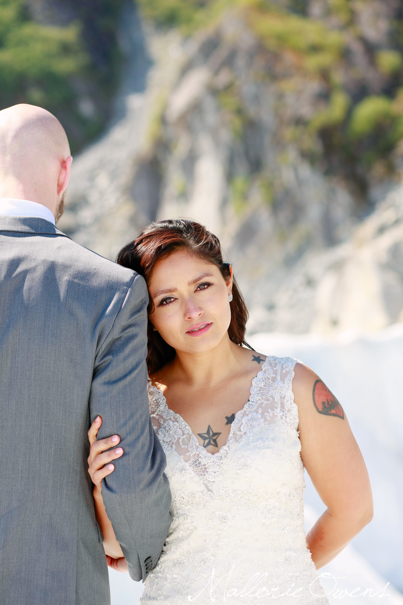 Wedding on Mendenhall Glacier in Juneau, Alaska | MALLORIE OWENS